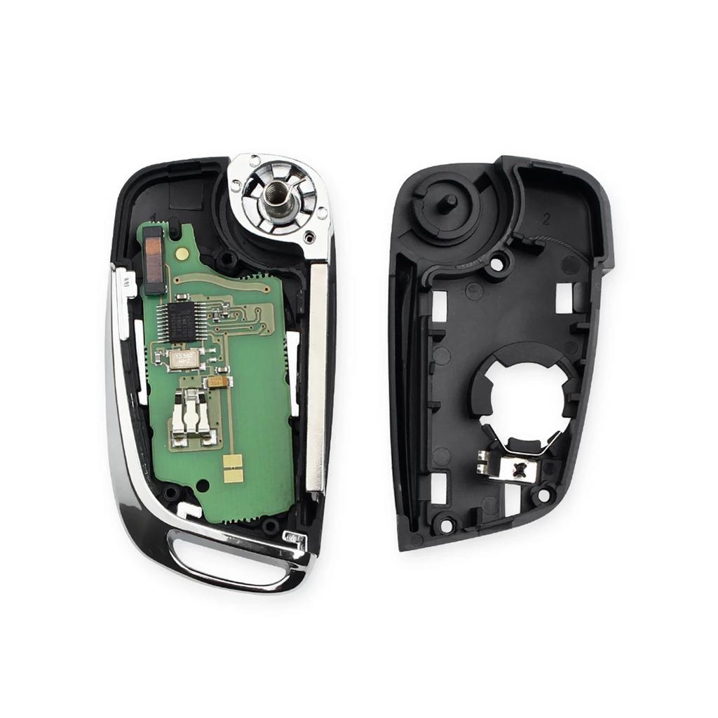 LIXIANG for Peugeot 207 307 407 208 308 408 607 Partner Ce0536 433Mhz ID46 2/3 Buttons ASK FSK Modified Remote Car Key