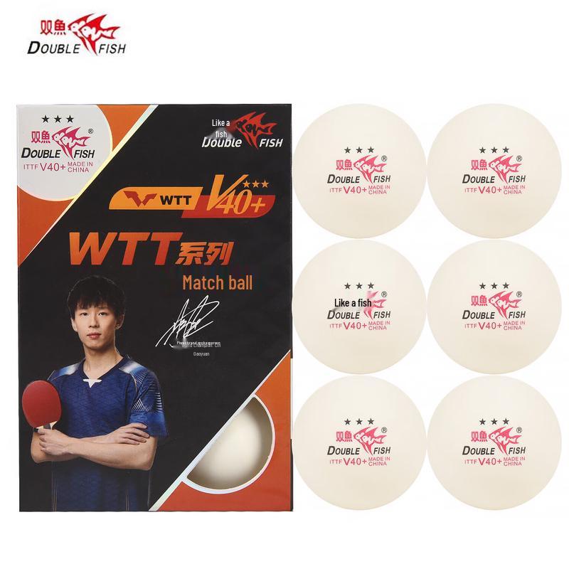 Шарики для настольного тенниса Double Fish WTT 3 звезды