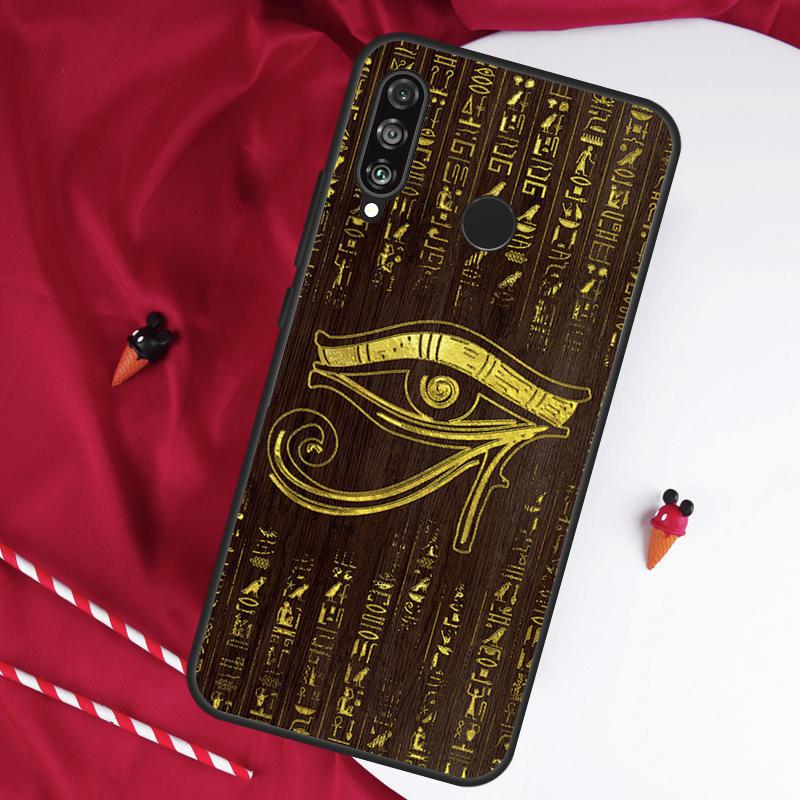 Sacred Eye of Horus Egypt Fresco For Huawei Nova 5T 12s 12i 11i Y90 Y70 Y60 Y61 Y91 Y72 9 10 SE P20 P40 Lite P60 P30 Pro Case