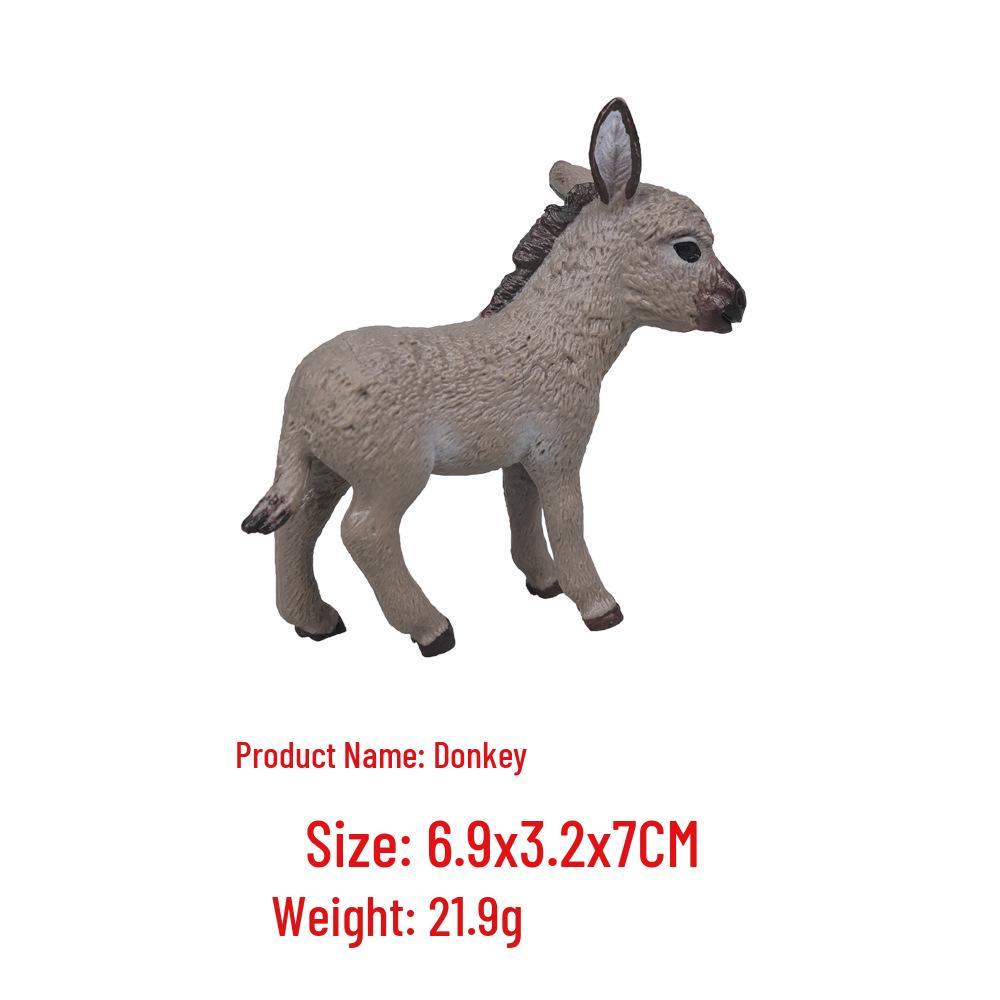 Farm Animal Figurine Set: Cow, Sheep, Chicken, Duck, Goose, Pig, Dog - Early Education Toy