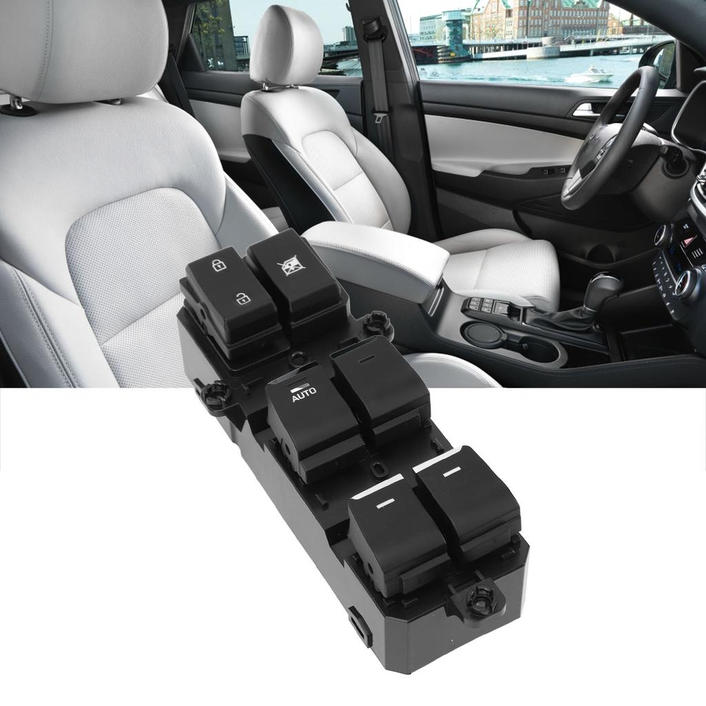 93571 D3040 Driver Side Master Power Window Switch  Control 93570 D3000 for Tucson 2016 To 2018 LHD Car Door Window Switch
