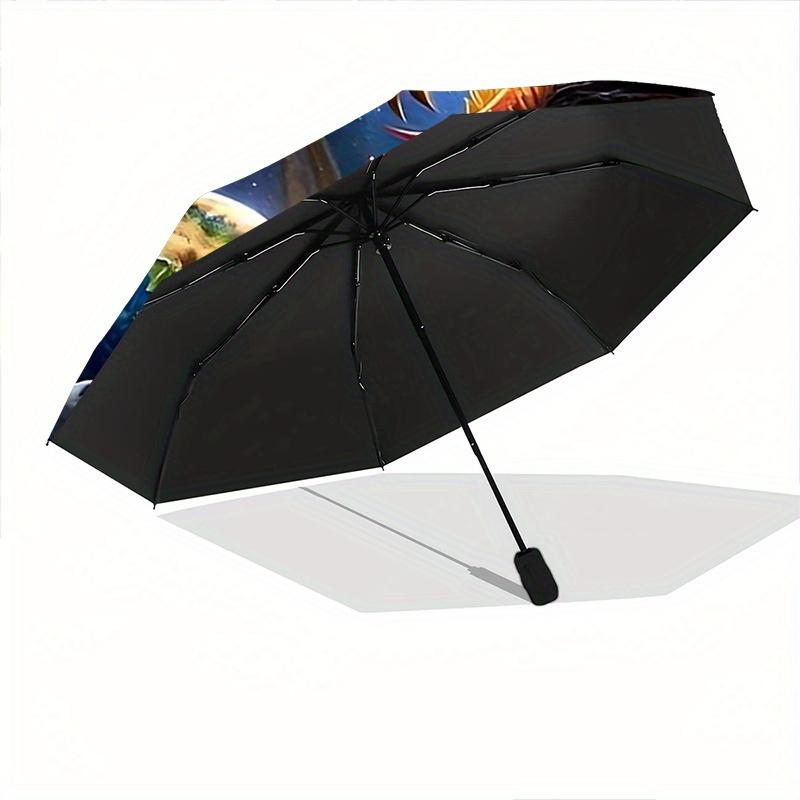 1pc Two Dragons One Earth Automatic Opening and Closing Umbrella - Suitable for Various Occasions, Outdoor Activities, Lightweight and Durable Au