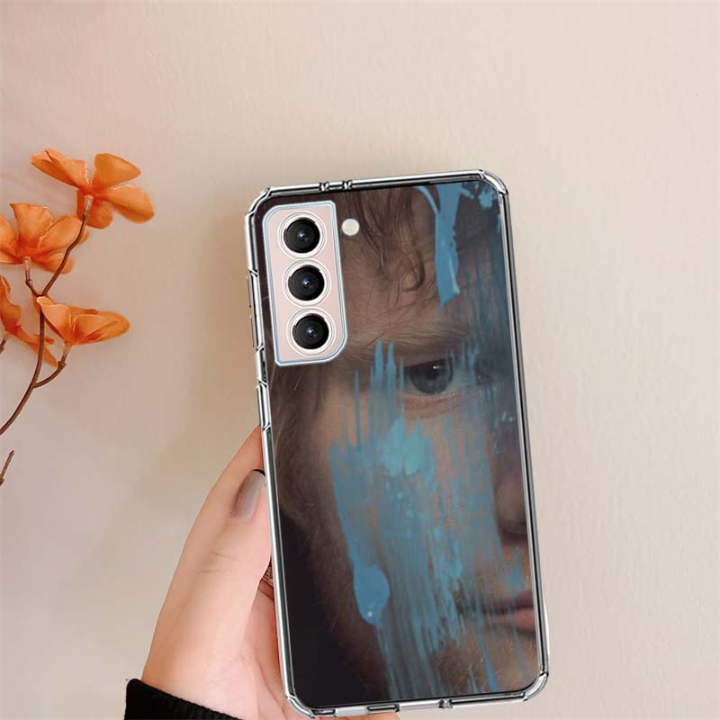 Ed Sheeran Sångare Genomskinliga Fodral för Samsung S26 Ultra Galaxy S25 Edge S24 S23 FE S21 Plus S20 S22 S10 Fodral Mönstrat Kompat