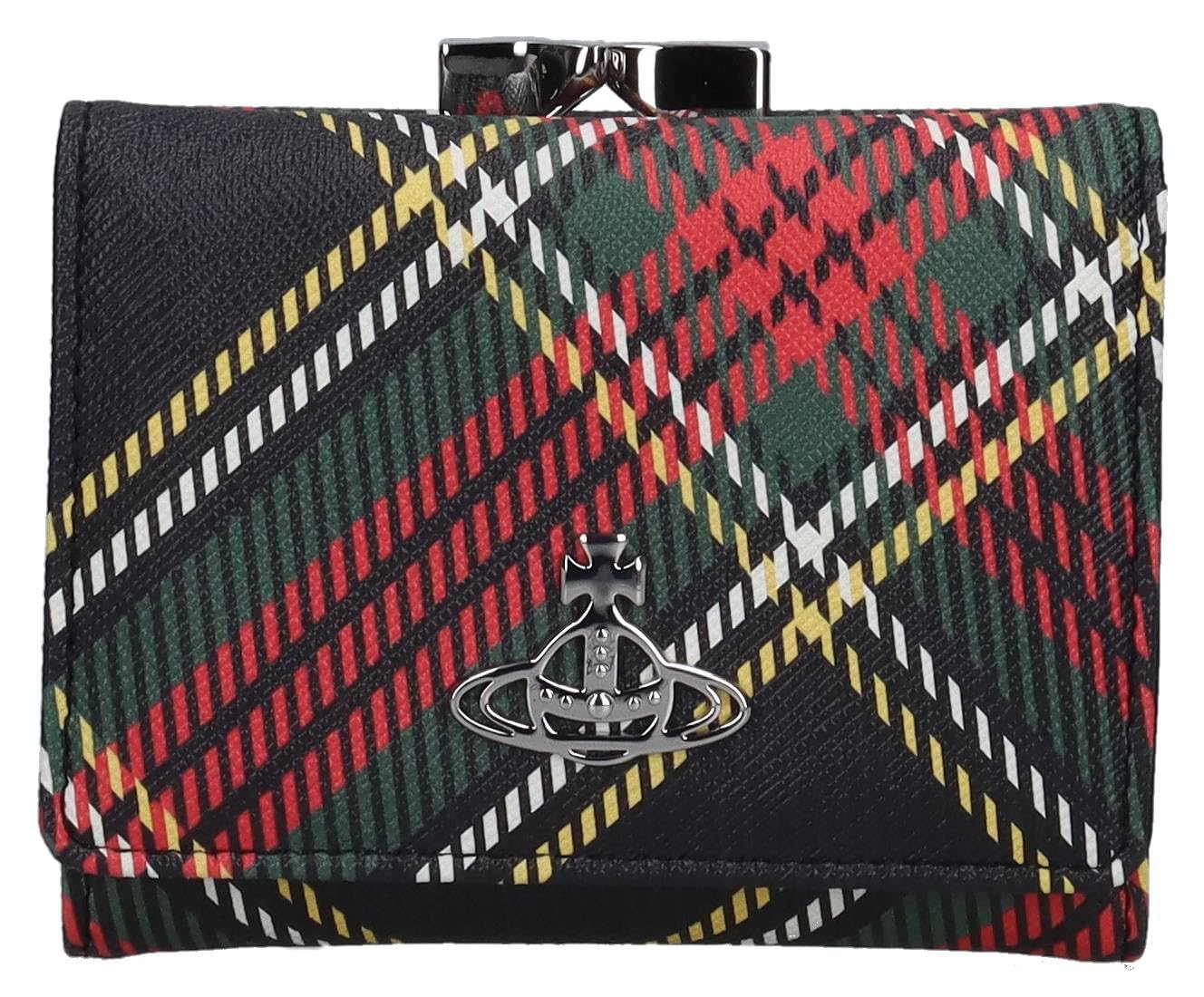 

Vivienne Westwood SAFFIANO PRINTED Tri-fold Wallet 5115002NW S0022 N302 CHELSEA TARTAN [Used]