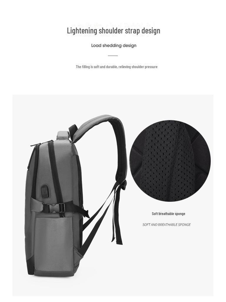 Wodoodporny plecak z wyższej półki: Unisexowa torba na komputer o dużej pojemności do dojazdów do pracy i użytku na co dzień