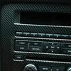 Car Central Console Navigation Panel Trim For Ford Mustang 2009-13 Carbon Fiber