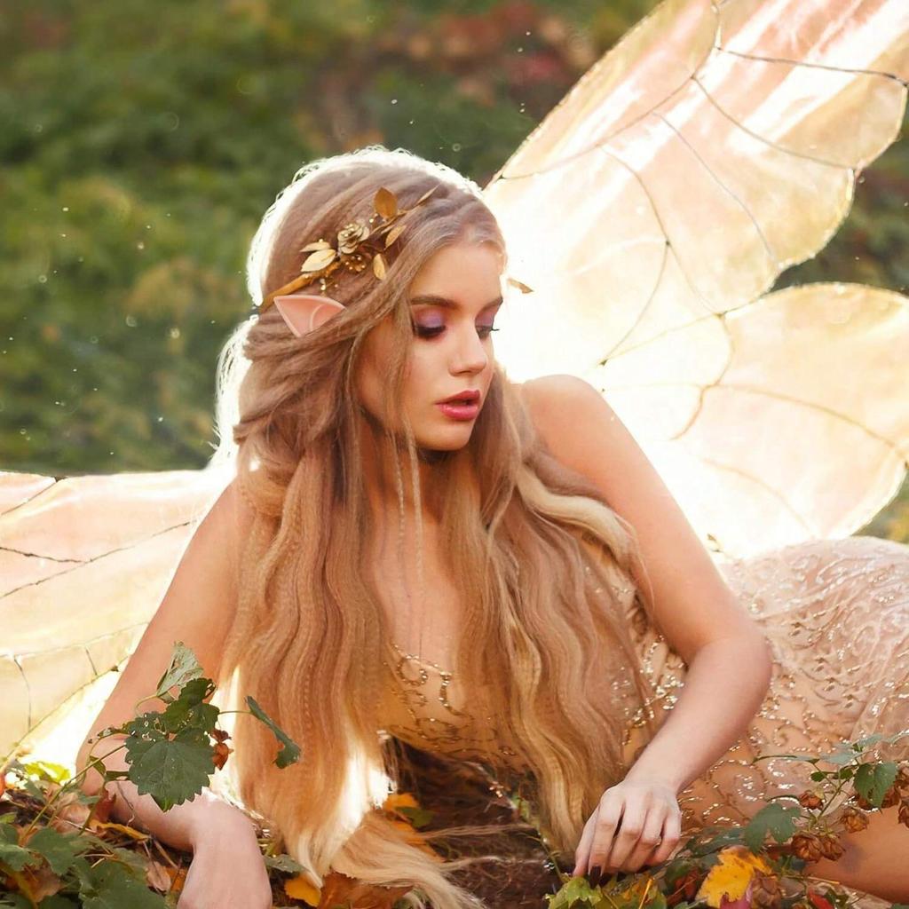 1-10 Pair Christmas Elf Ears Decoration Angel Elf Ears Masquerade Party Costumes Xmas Party Supplies Photo Props Kids Gift