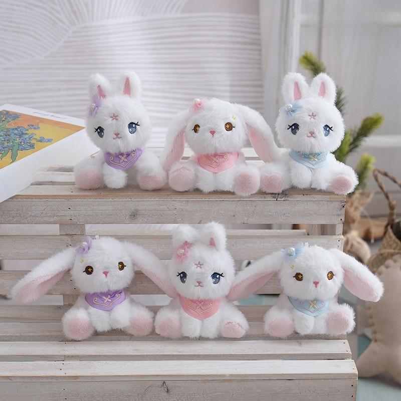 Style National Plush Bunny Keychain Pendant Toy For Bag Decor And Accessory Gift