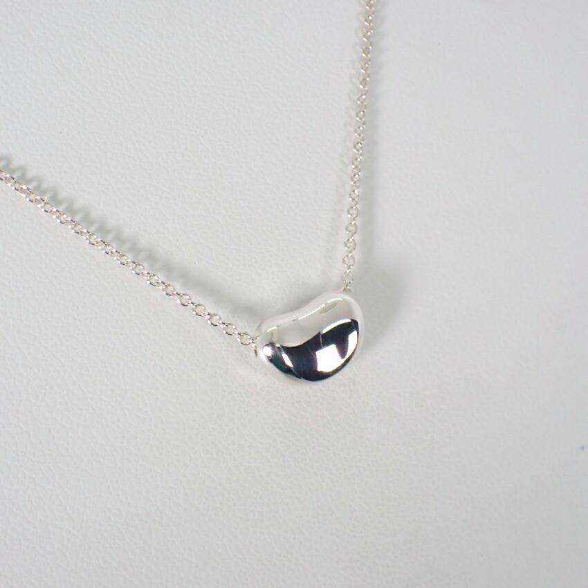[Used] TIFFANY/Tiffany 925 Bean Pendant/necklace/g461-21