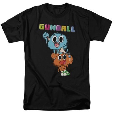 Die erstaunliche Welt von Gumball "Gumball Spray" Regulär, Schlanke Passform, X-Tall, Tanktop bis 6X
