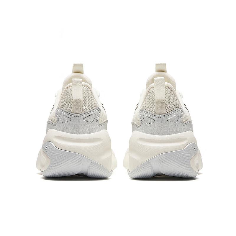 Anta Low top Casual Shoes Women's White Gray Sneakers 122518813R-1