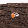 Carnelian Gemstone Jewelry, 925 Sterling Silver Ring, Handmade Gorgeous Silver Ring, Beautiful Silver Ring For Wedding Gift