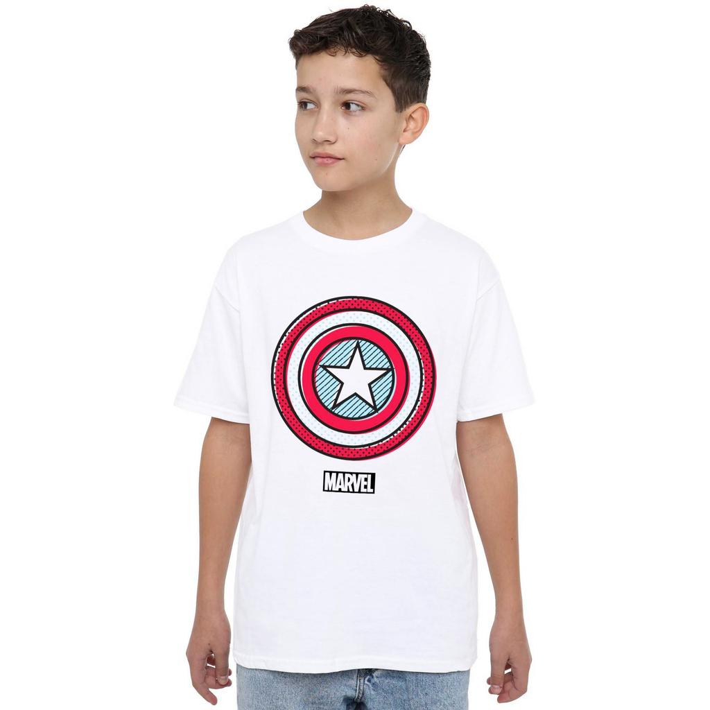 Captain America Childrens/Kids Ziptone Shield T-Shirt