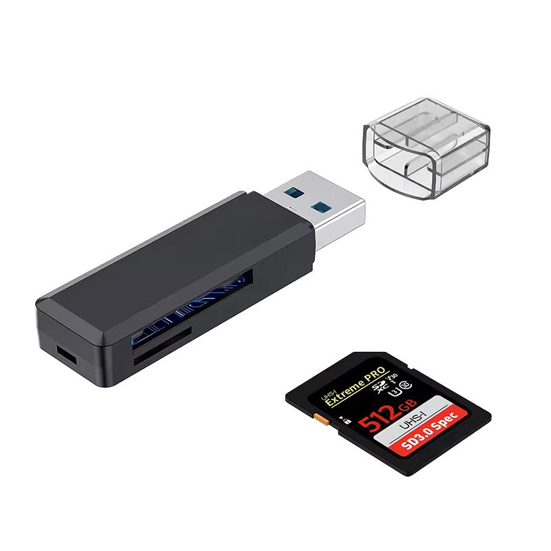 2 In 1 Factory Direct Sale Usb Specification Ver 3.0 Speed Upto 640MB/S Sd Tf Card Reader Adapter 1tb Memory Card 10 Year