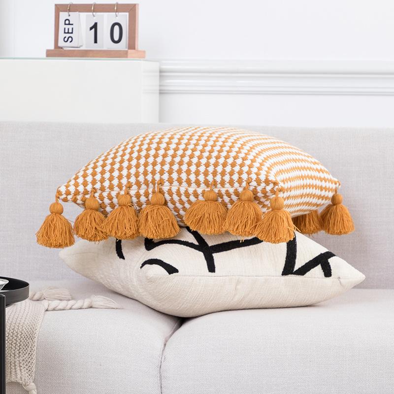 Federa Cuscino Ricamata Peluche Federa Cuscino Ornamentale per Divano Federa Cuscino Custodia Cuscino Ornamentale Decorazione Soggiorno Cuscini per Sedia
