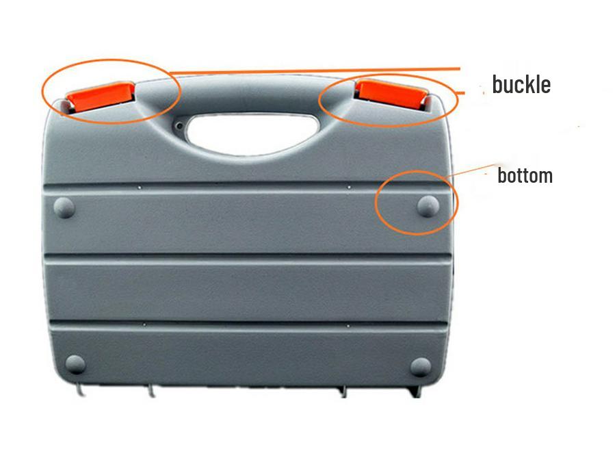 Transparent Handheld Tool & Screw Storage Box
