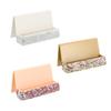 1/2Pcs Business Card Holders Rhinestone Business Card Holder Crystal Card Stand Organizer Cards Display for Office Exhibition