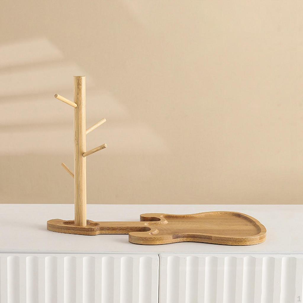 Elegant Wooden Jewelry Stand for Organizing Trinkets and Accessories