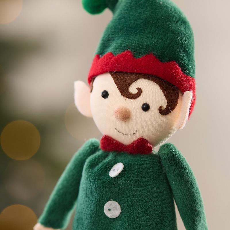 Süßer Elf-Puppe-Anhänger im Ins-Stil Weihnachtsbaum-Anhänger Weihnachtsdekorationszubehör