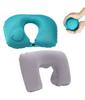 Boynu Rahatlatmak için Şişirilebilir Yastığa Basın Seyahat U Şeklinde Yastık Katlanabilir ve Taşınabilir Sızdırmaz Cihazlı Sıradan U Şeklinde