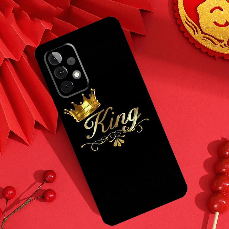 

Чехол для пары Король Королева Влюбленные для Samsung Galaxy M13 M14 M12 M11 M15 M06 M16 M36 M56 M31 M53 M32 M52 M35 M55 M34 M54 Samsung M12