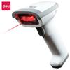 Deli Wireless 1D Laser Barcode Scanner