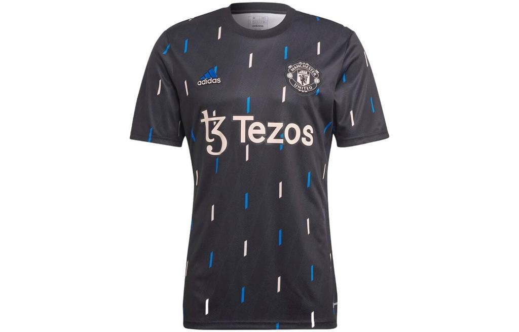 Adidas Manchester United Soccer Jerseys Men's Black Moderate HT4307