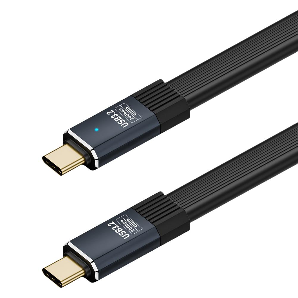 

Fast Charger USB Type C Cable PD 100W 8K@60Hz Type C To USB C Cable Charger Wire Cord for iPhone 15 MacBook MateBook Samsung S21 20cm чорний