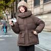 Padded clothes, down padded clothes 2025 winter new fashion loose thickened medium and long thermal padded jacket