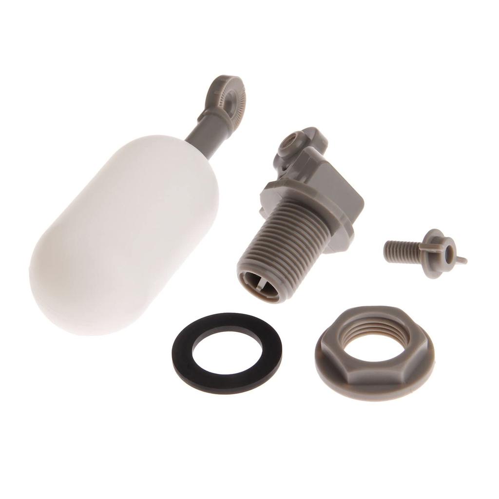 1pc Mini Float Valve Adapter Float Valve Easy Connection Elbow Type Automatic Supply Float Plastic PVC Differential Pressure Principle