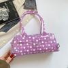 Modern City Pvc Shoulder Bag With Zipper Closure For Daily Use