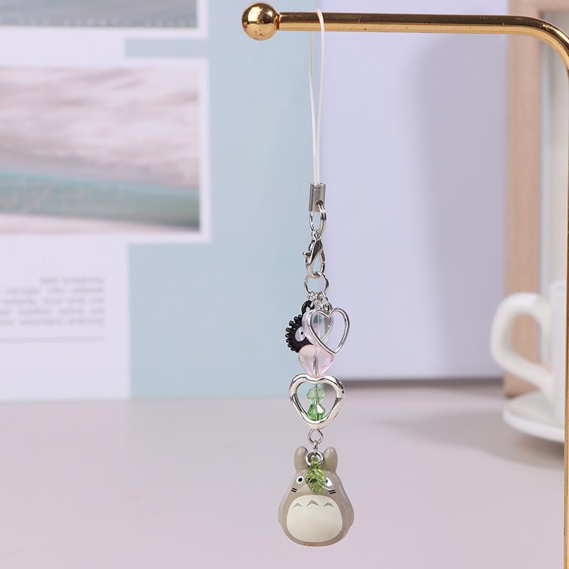 

Японский аниме Тоторо телефон шнурок кавайный мультфильм мобильный телефон кулон брелок анти-потеря сотовый телефон ремешки подарки для пары