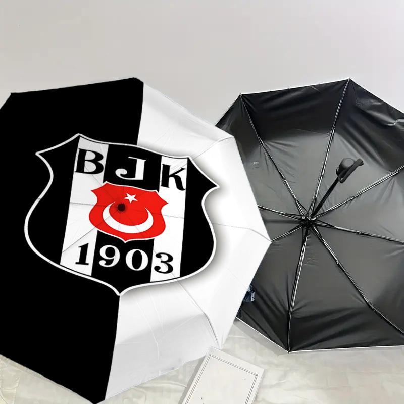 1PC BJK 1903 Umbrella-8-Rib Reinforced, Automatic Open, Lightweight & Durable, Cute Fashion Accessory for Outdoor-A1277