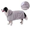 Pet Bath Robe Small To Medium Dogs Absorbent Towel Wrap Soft Full Coverage Dog Dress