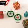 Christmas Tree Bow Colorful Garland Earrings Personalized Bell Christmas Series Earrings Women