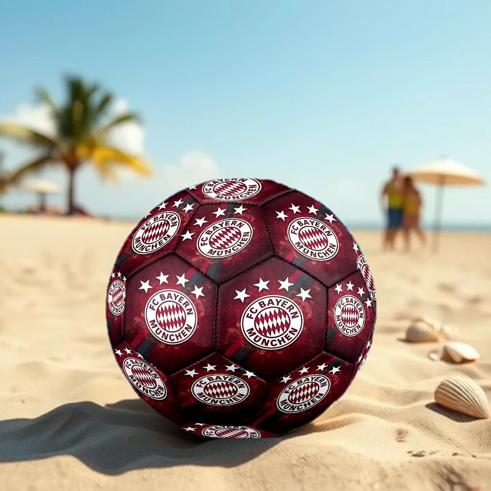 Bayern Monaco Pallone da Calcio Taglia 5 Alta Elasticità Pallone da Calcio Per Competizione All'aperto Allenamento Quotidiano Gioco