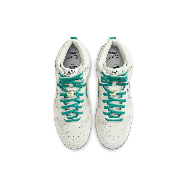 Nike Dunk High SE First Use Pack - Green Noise Men Sneakers White Light-Bone Sail DH0960-001