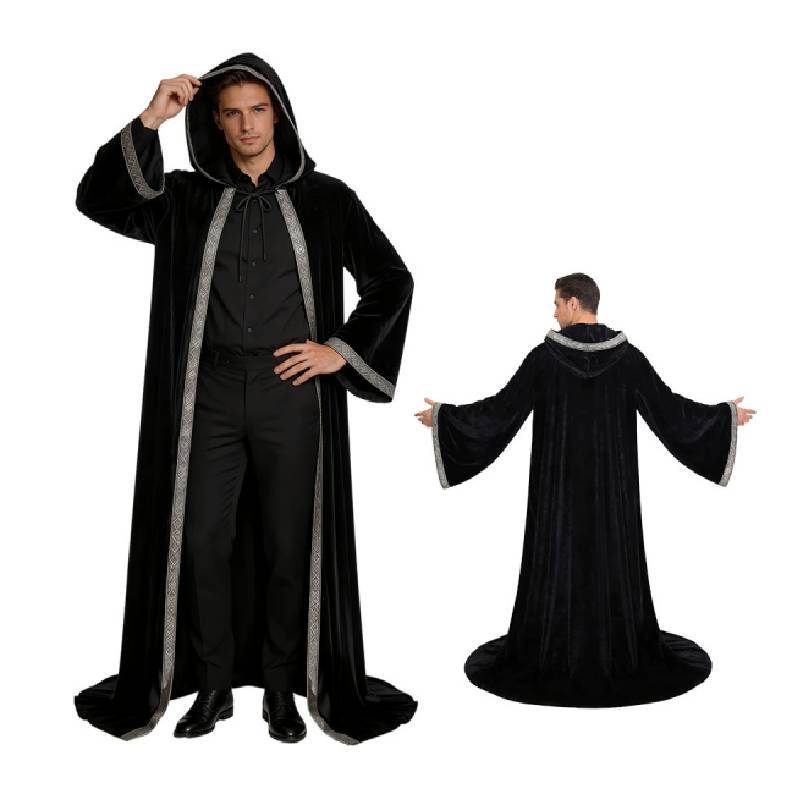 Harry Potter Sirius Cosplay Cloak With Long Sleeves For Halloween Party