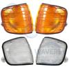 for 1980-1991 Mercedes Benz W126 260SE 280SE 300SE 380SE 420SE Front Marker Turn Signal Indicator Lamp 0008209021 0008209121