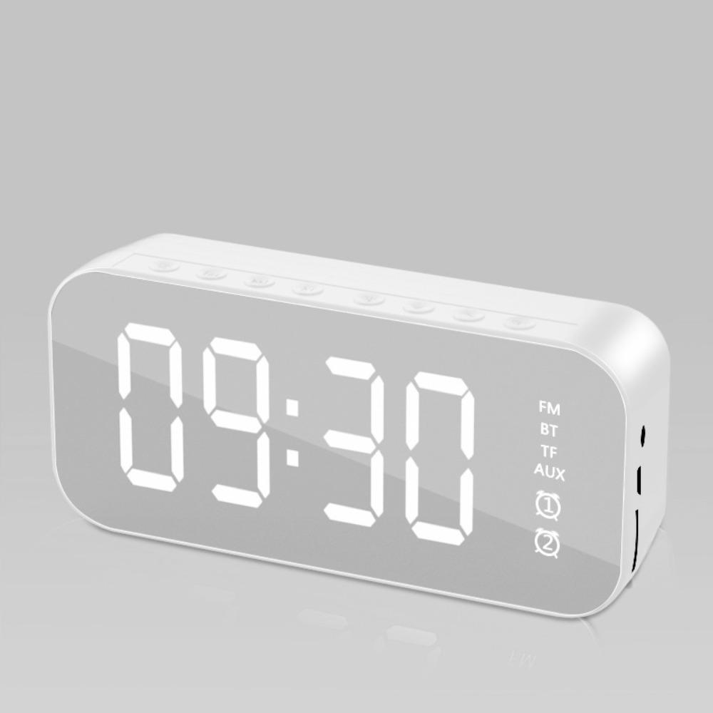 Portable Bluetooth Speaker Digital Display Digital Clock Wireless Charging Clock  Nightstand