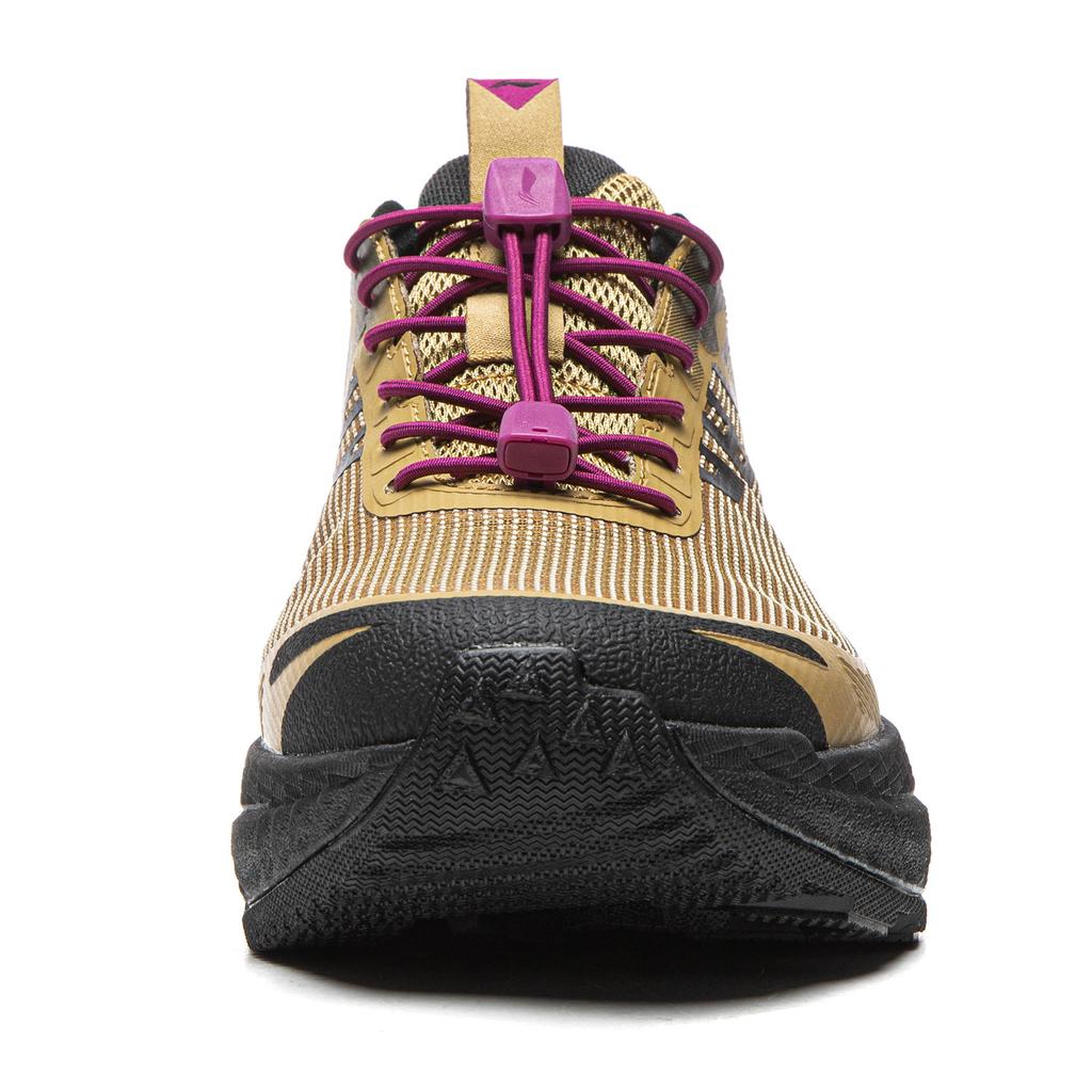 Li Ning Chuo Ye V2 Cushioning Slip Resistant Abrasion Resistant Rebound Low Top Trail Running Shoes Women's ARSW124-3