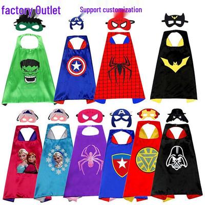 Kids' Superhero Cape: Spiderman Avengers Cloak for Halloween