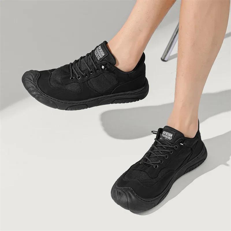 Breathable Mesh Sports Shoes For Men Lightweight Casual Shoes Trendy Design Outdoor Fitness Shoes, Fashionable Boys' Shoes