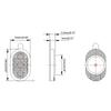 Pack of 2pcs Portable Speaker Mini Audio 2415 8ohm 1W Loudspeaker with Cable Black for Notebook DIY Modification