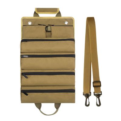 Roll Up Tool Bag Organizer Household Hardware Electrician Tools Pouch Space Saving