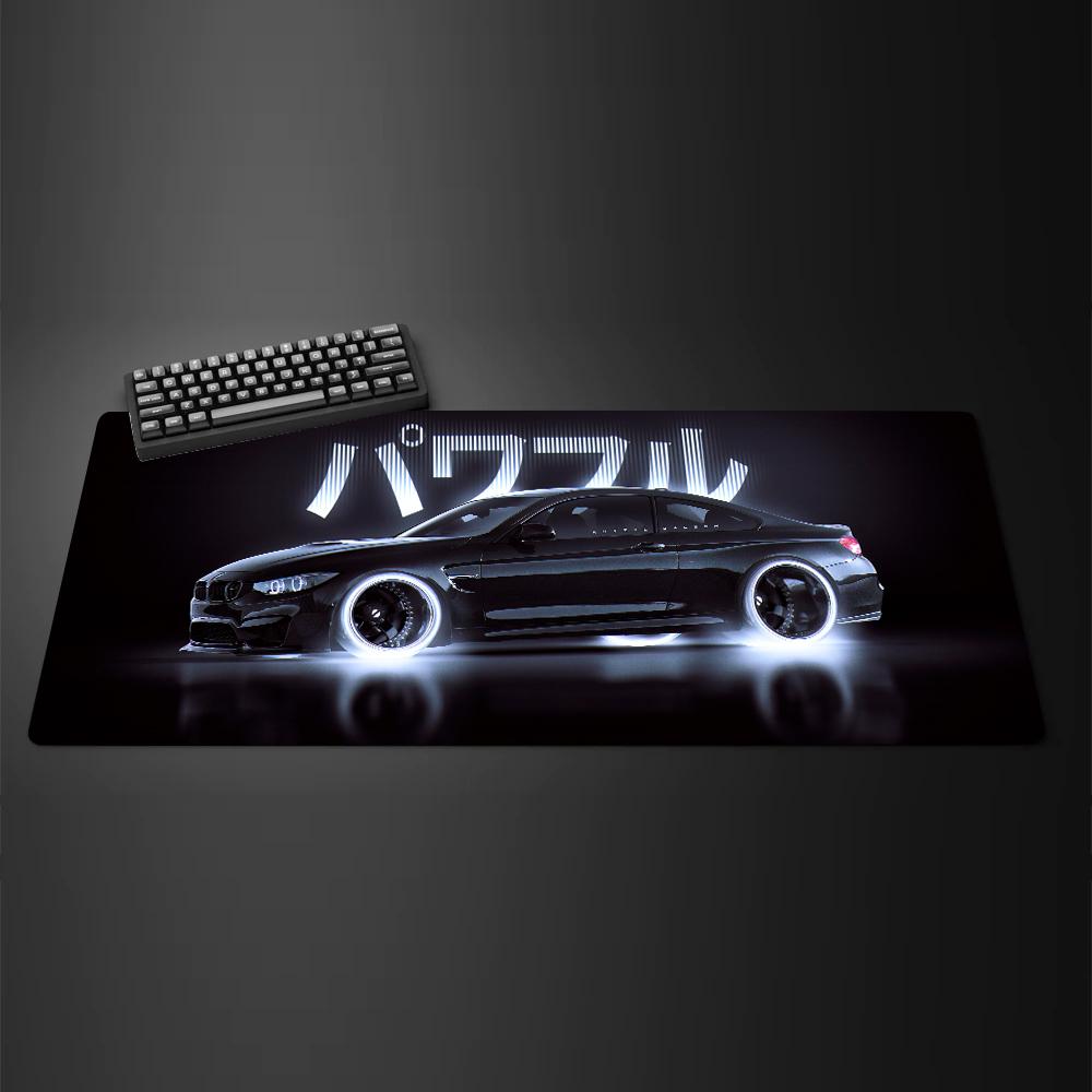 Cool Car XXL Mousepad Home Computer New Mouse Pads Office Laptop Desk Mats Black Cars Gamer Anti-slip Keyboard Pad Soft Mice Mat
