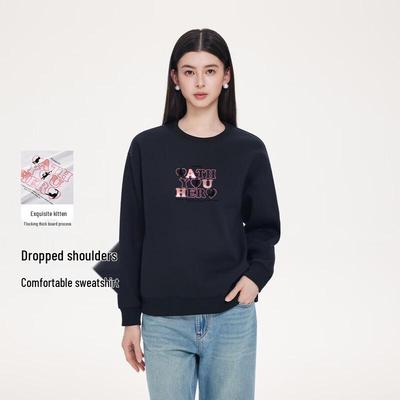 FivePlus Women's Long-Sleeve Crewneck Sweatshirt
