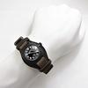 Varg Watch Company COUSSIN COAL MIL Armbanduhr mit GUIDI ROSELLINI Leder & Basis, Braun, CO-L-007-09BK