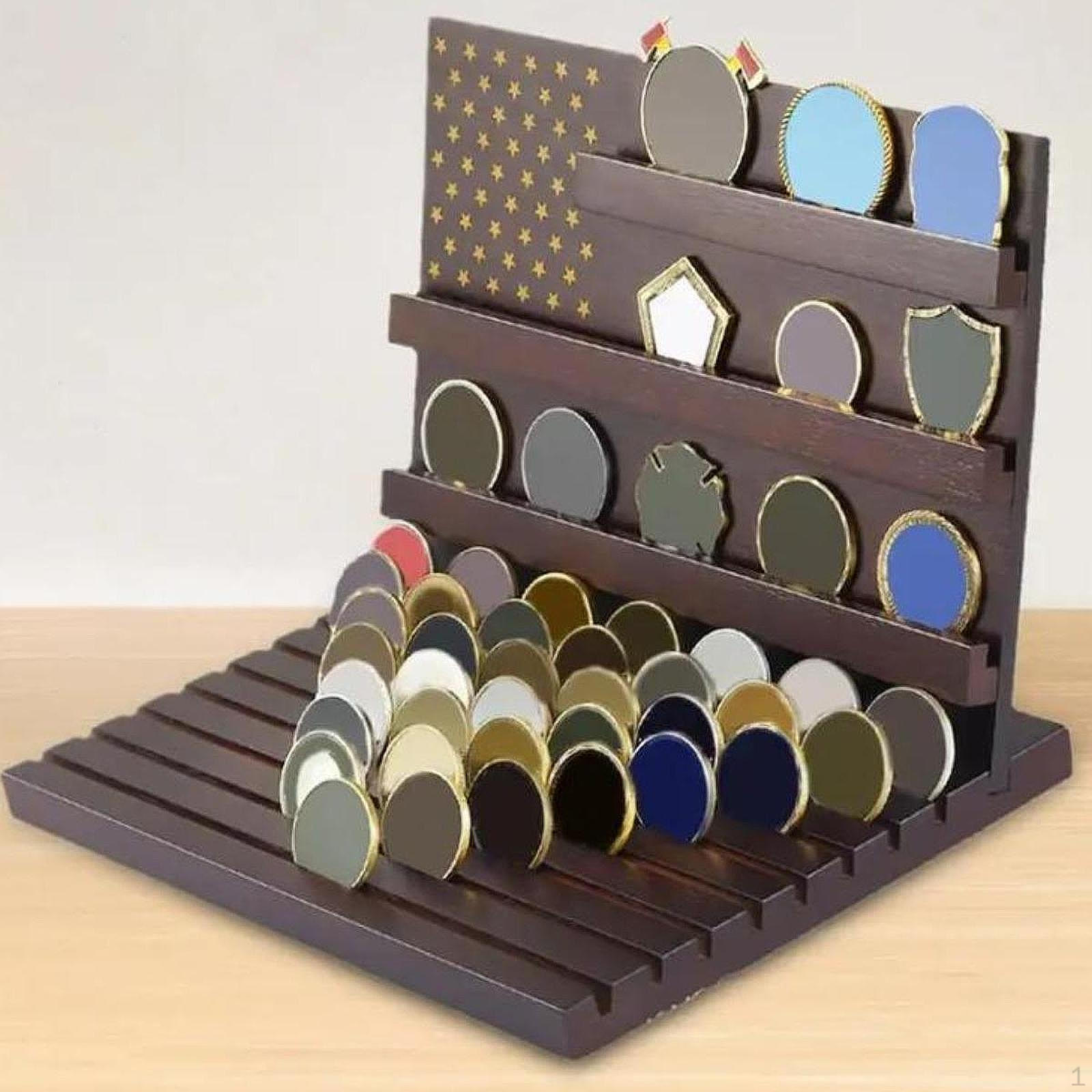 

Стенд для медалей, держатель, органайзер, деревянная полка для выставочных медалей