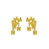 Traditional Chinese style retro earrings, fashionable and simple earrings, unique and refined earrings for women